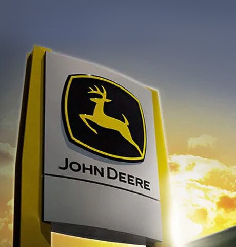 Un cartello distributore John Deere