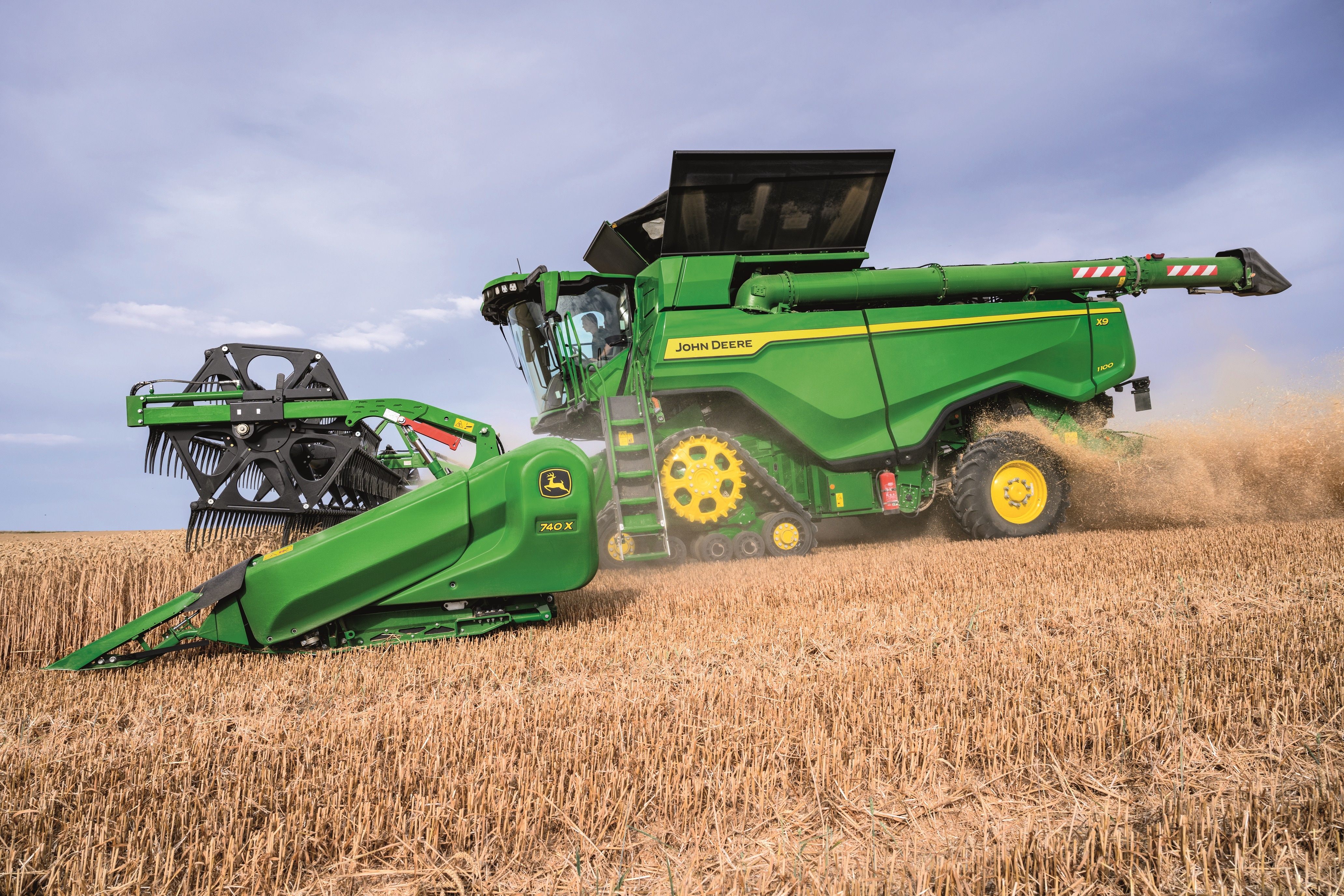 John Deere presenta in Europa le mietitrebbie Serie X ad alta capacità