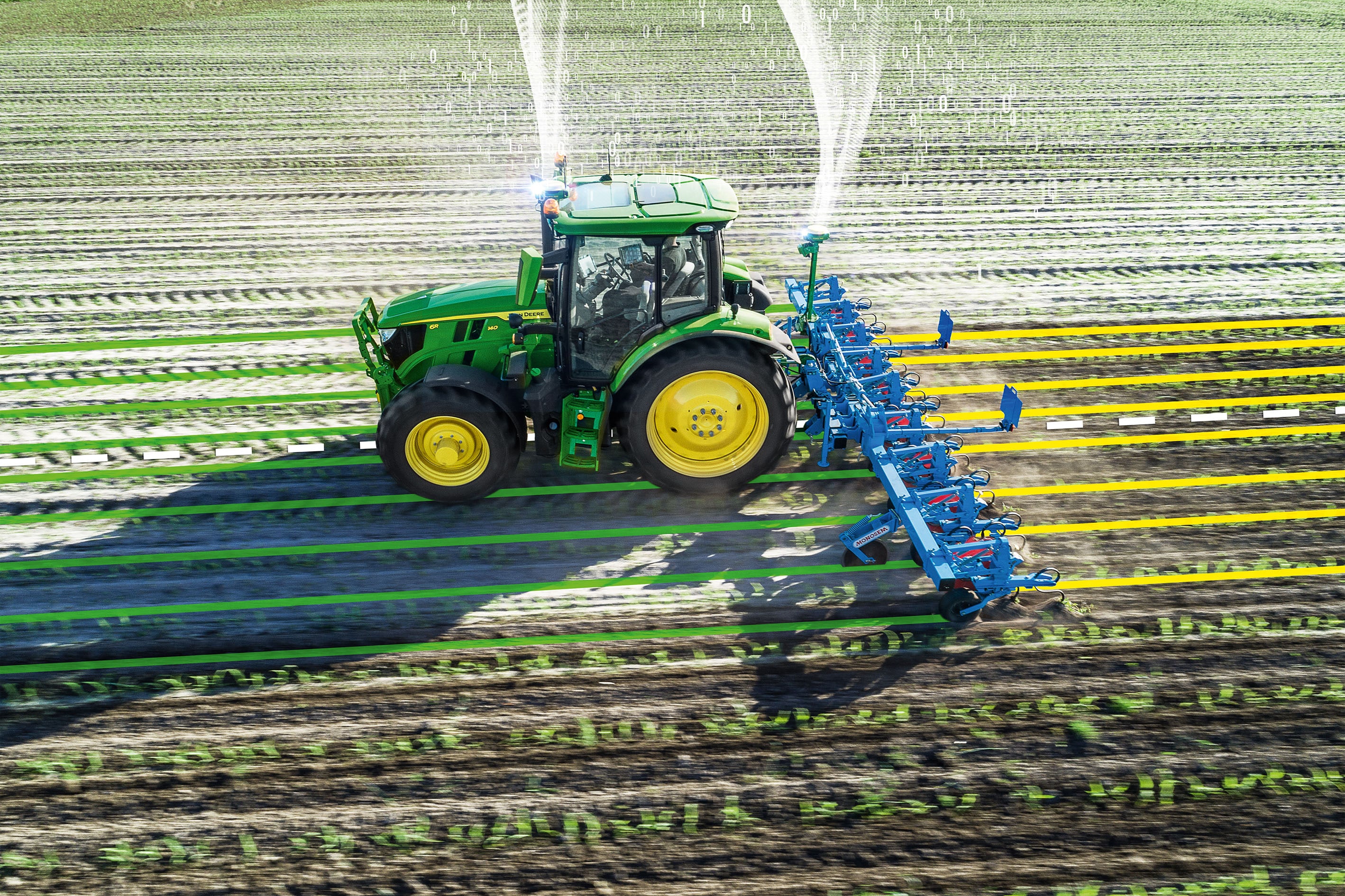 Il controllo meccanico delle infestanti riprende quota grazie alle tecnologie digitali John Deere.