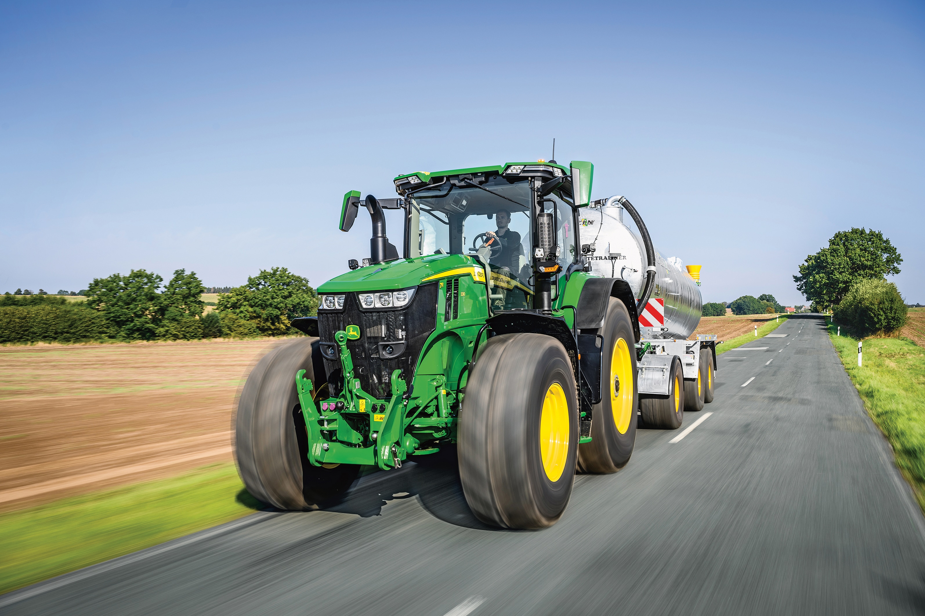 John Deere stabilisce nuovi record di efficienza su strada