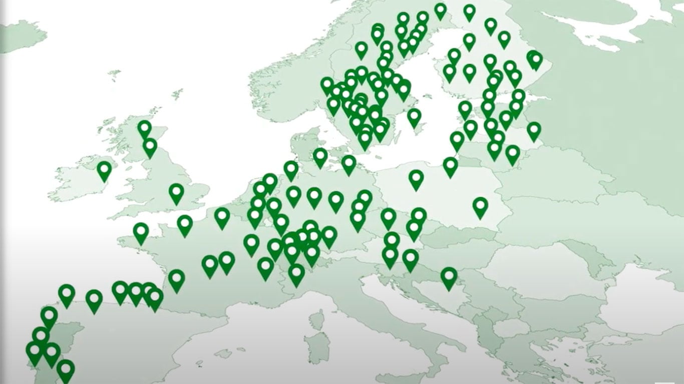 Mappa della rete di assistenza