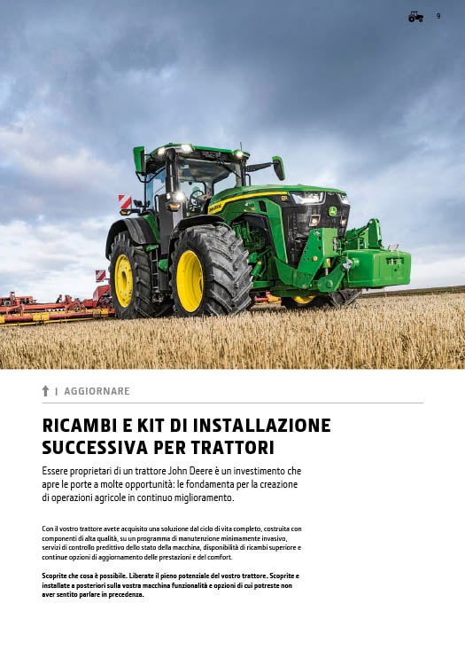 Ricambi e kit post-vendita per trattori