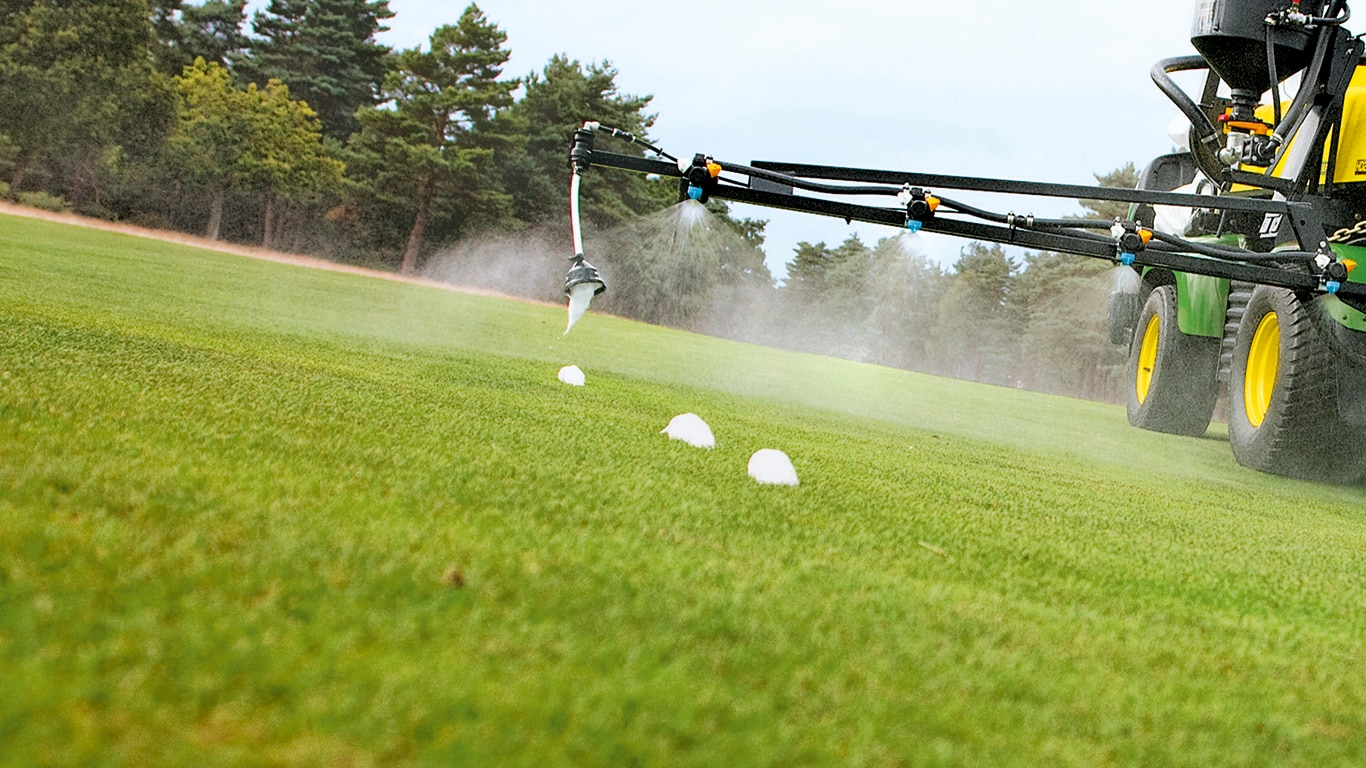 Irroratrice, campo da golf, campo, tracciafile a schiuma