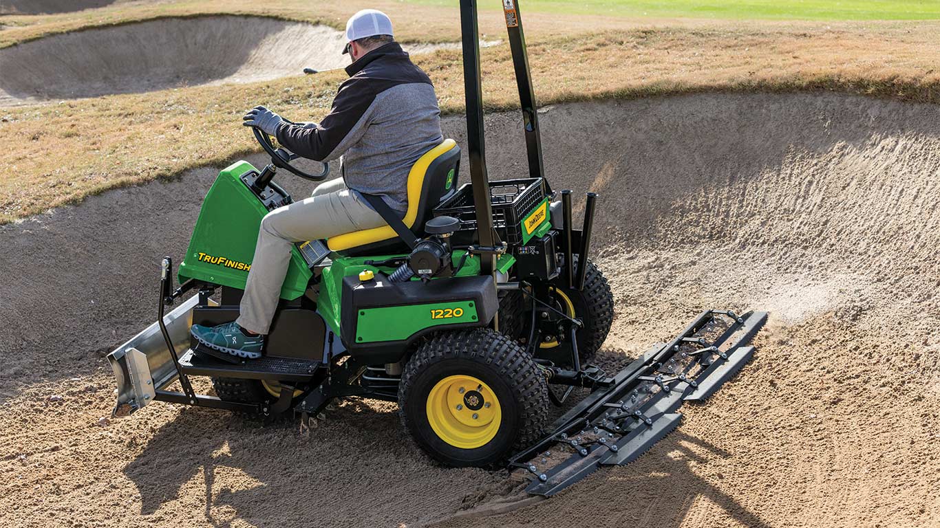 Macchine da bunker, campo, scarificatori e coltivatori, campo da golf, golf e sport