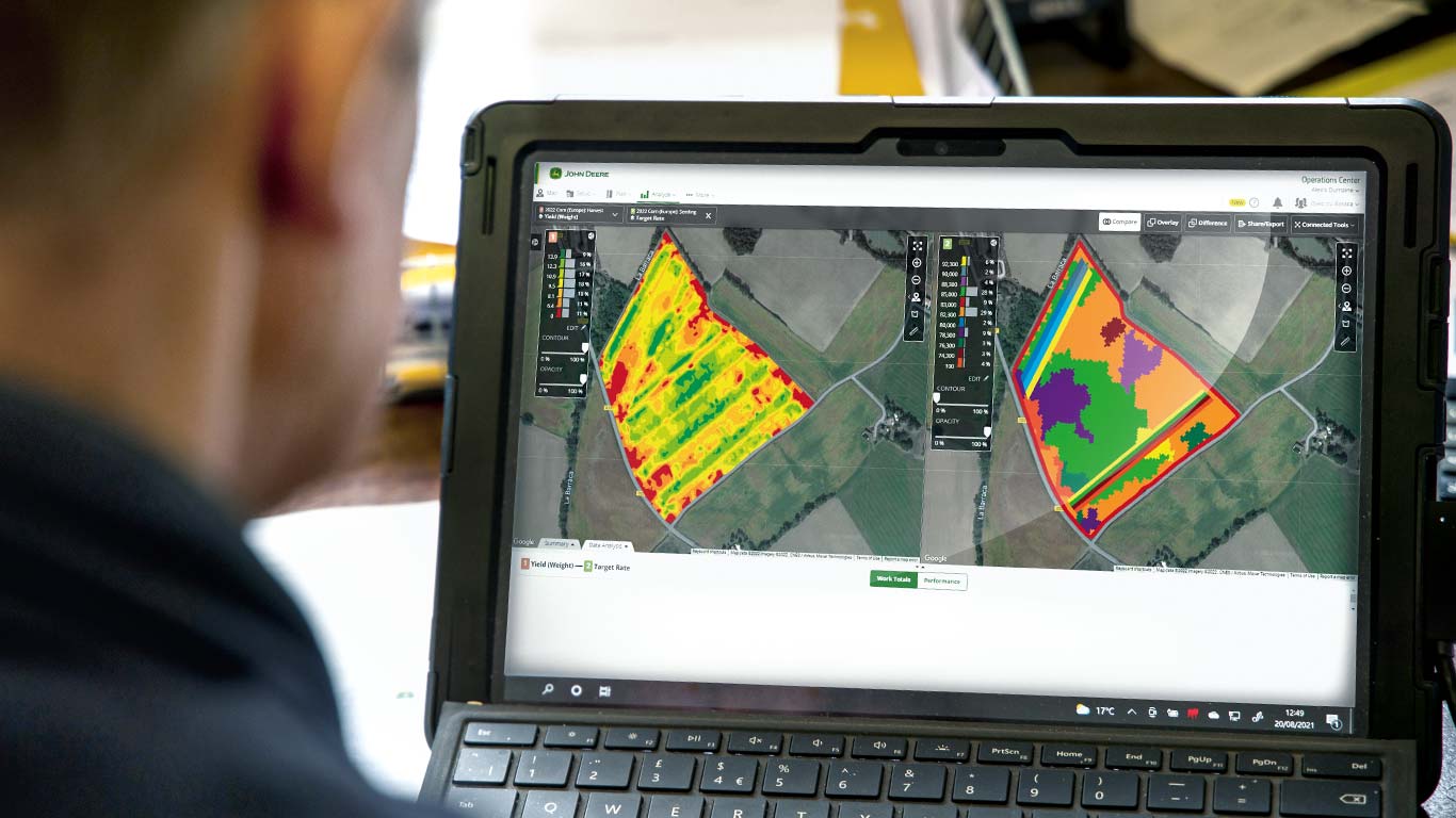 Applicazioni agricole specifiche per il sito