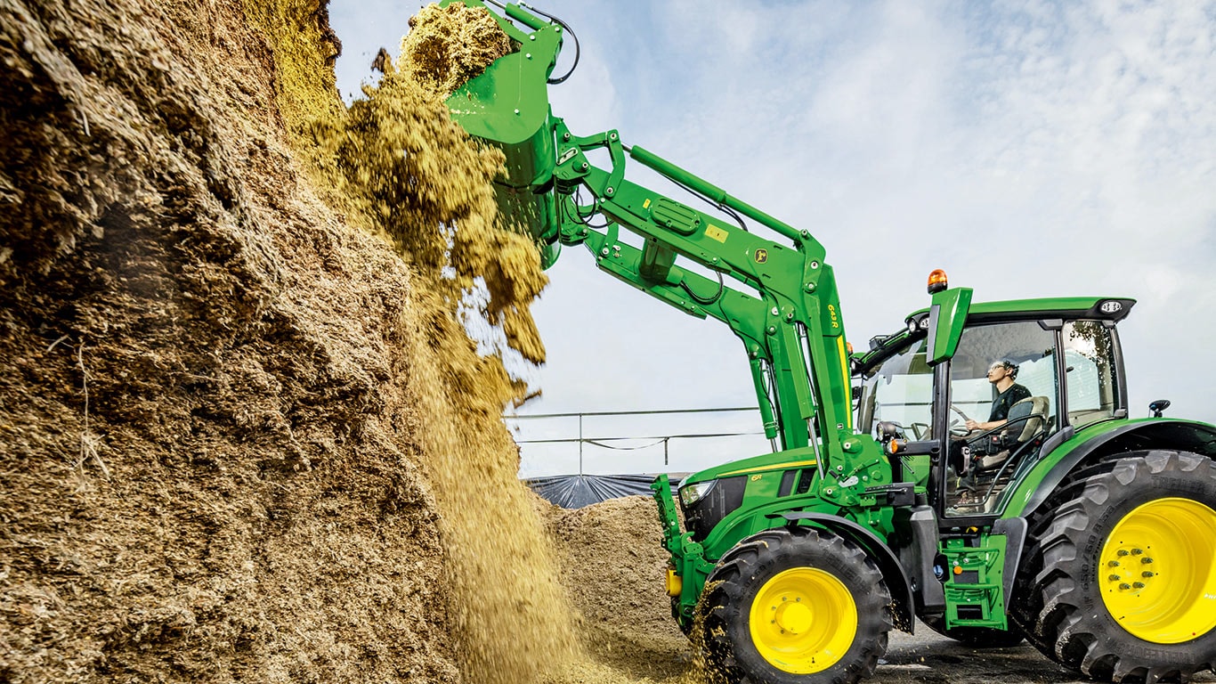 Massimizza la tua giornata con i caricatori frontali John Deere